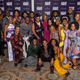 Director Lili-Anne Brown, center (in black) with the cast and crew of The Color Purple at Drury Lane Theatre on September 19, 2019.